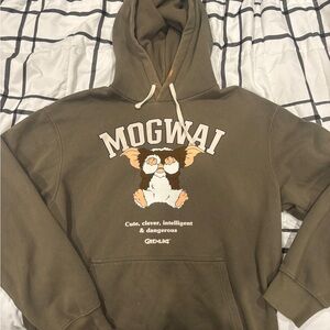 Zara Olive Green Mogwai Hoodie